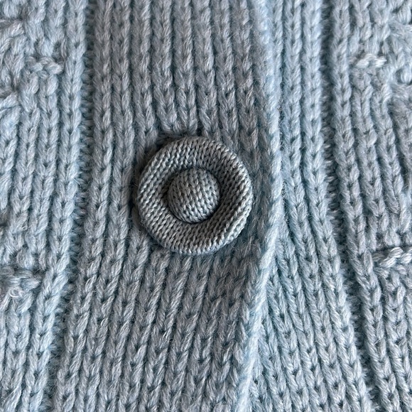 Vintage Charles & Co Wool Chunky sweater cardigan cable knit jacket Sweater Sz M - Picture 10 of 15